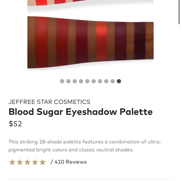SOLD - Jeffree Star | Blood Sugar Eyeshadow Palette | NIB - Picture 8 of 11